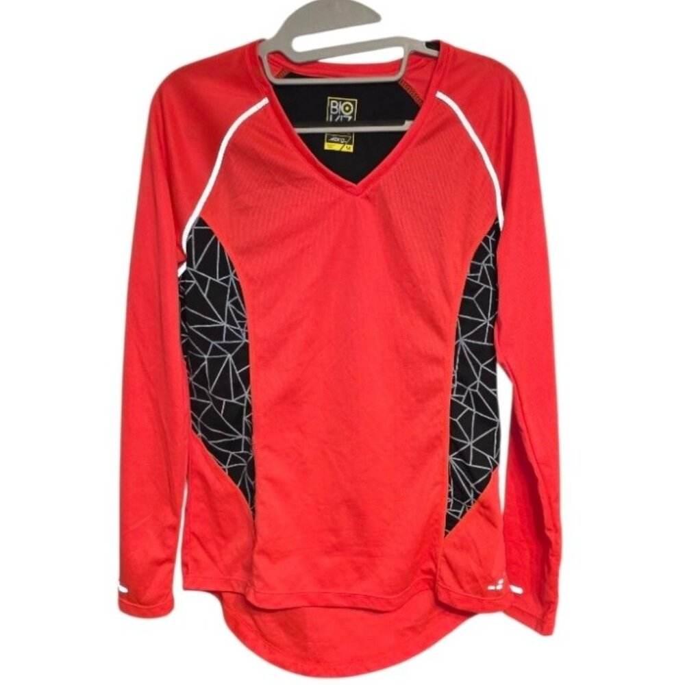 BCG Bio Viz Reflective Biking Workout Shirt Sz M Athletic Gear